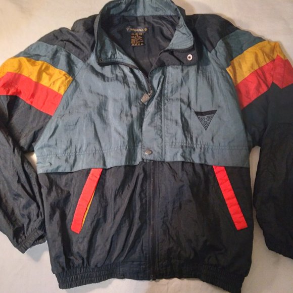 Vangrack Other - Vintage Vangrack Logo Color Block Windbreaker